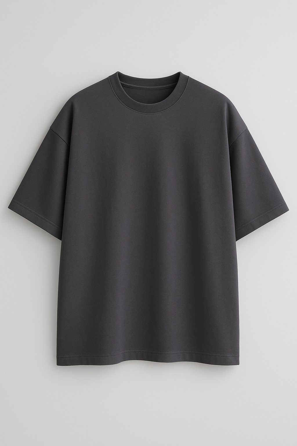 CAMISETA OVERSIZE GRIS BÁSICA